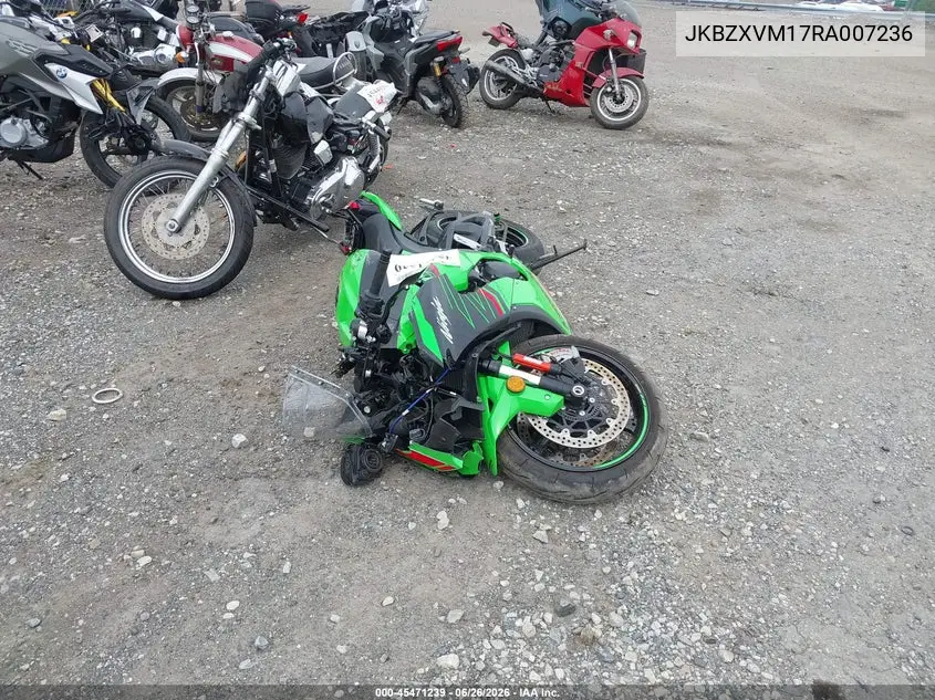 2024 Kawasaki Zx1002 M VIN: JKBZXVM17RA007236 Lot: 45471239