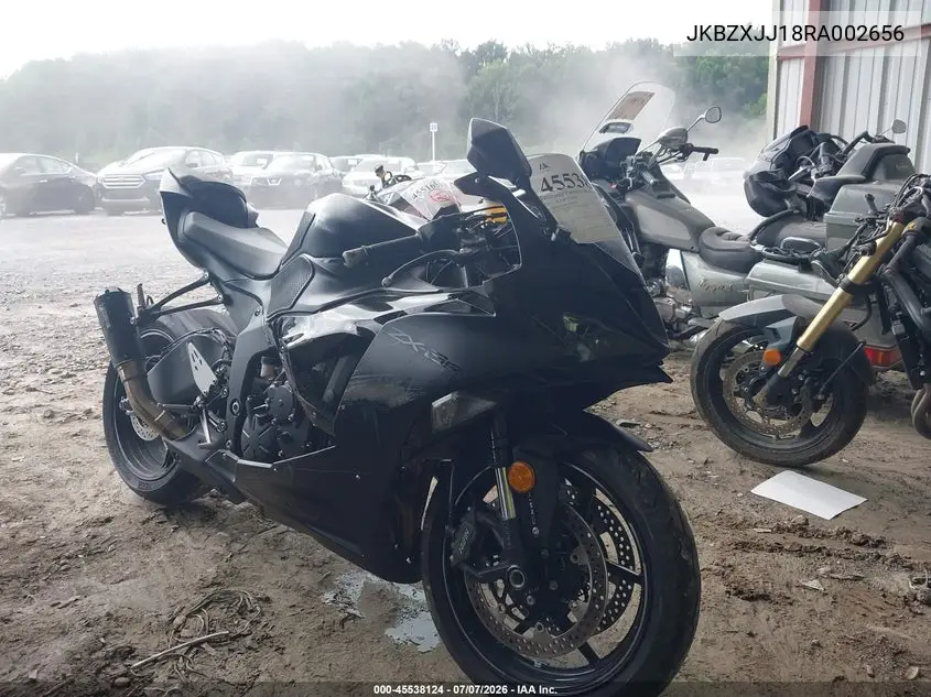 2024 Kawasaki Zx636 K VIN: JKBZXJJ18RA002656 Lot: 45538124