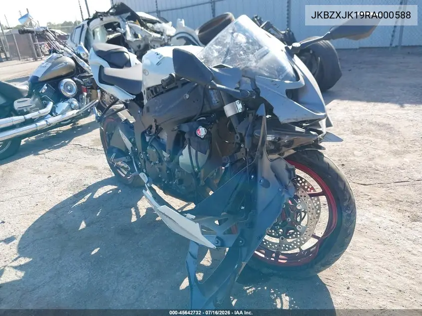 2024 Kawasaki Zx636 K VIN: JKBZXJK19RA000588 Lot: 45642732