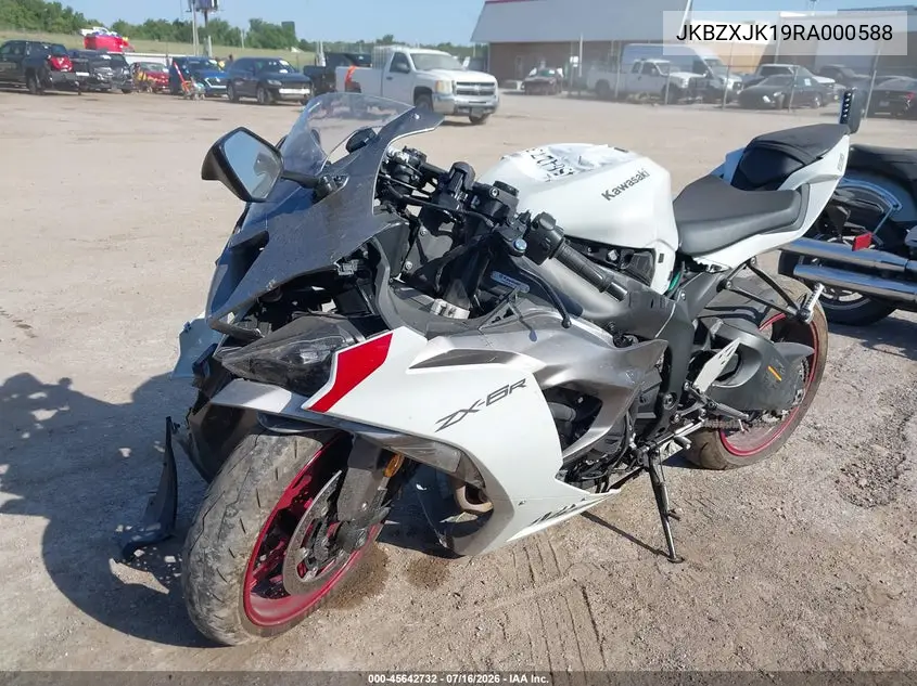 2024 Kawasaki Zx636 K VIN: JKBZXJK19RA000588 Lot: 45642732