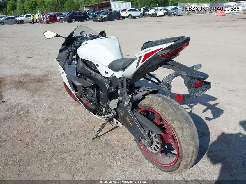 2024 Kawasaki Zx636 K VIN: JKBZXJK19RA000588 Lot: 45642732