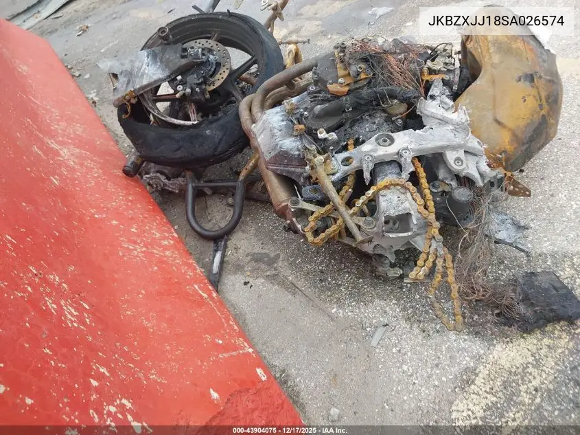 JKBZXJJ18SA026574 2025 Kawasaki Zx636 K