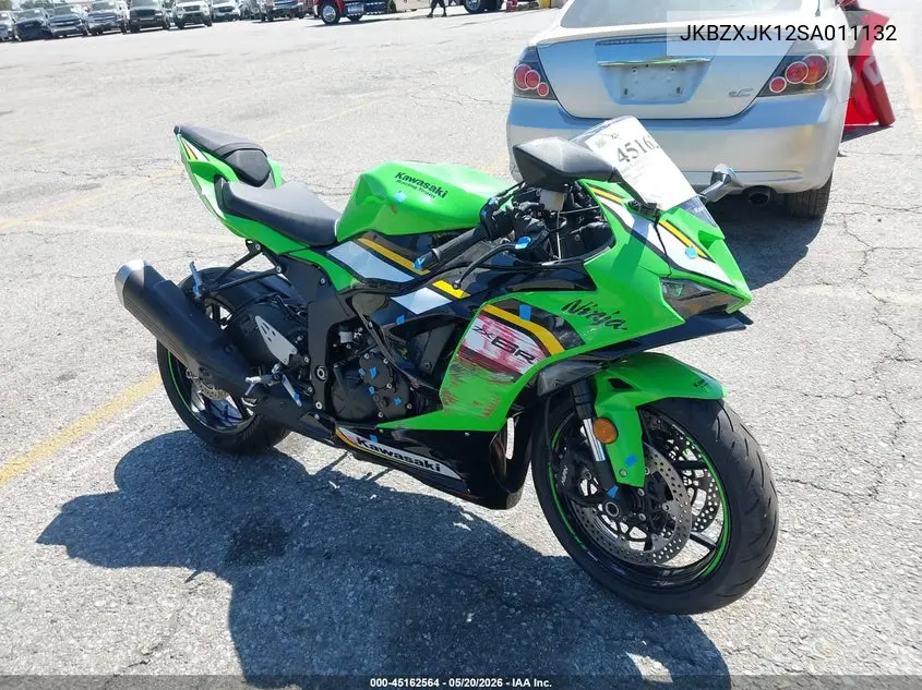 2025 Kawasaki Zx636 K VIN: JKBZXJK12SA011132 Lot: 45162564