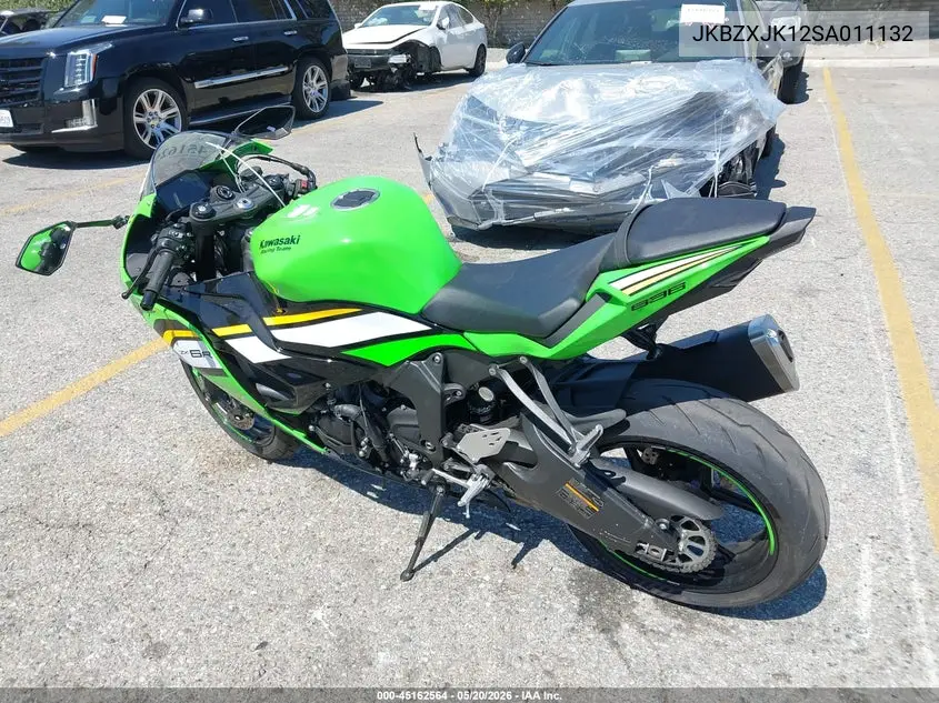 2025 Kawasaki Zx636 K VIN: JKBZXJK12SA011132 Lot: 45162564