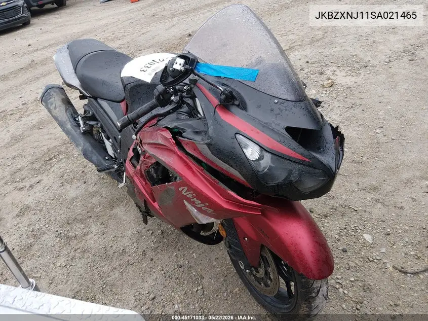2025 Kawasaki Zx1400 J VIN: JKBZXNJ11SA021465 Lot: 45171033