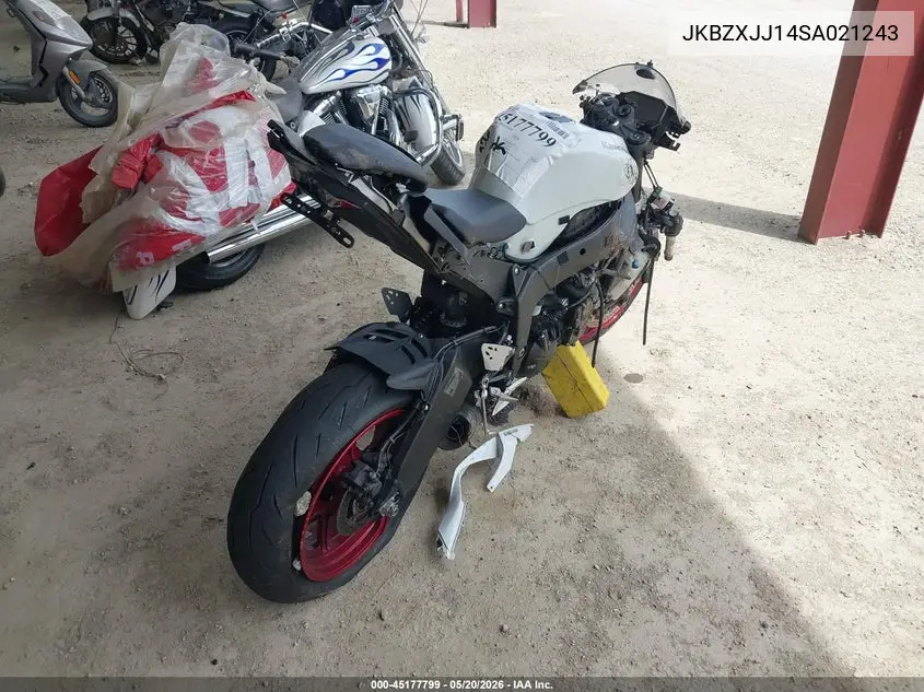 2025 Kawasaki Zx636 K VIN: JKBZXJJ14SA021243 Lot: 45177799