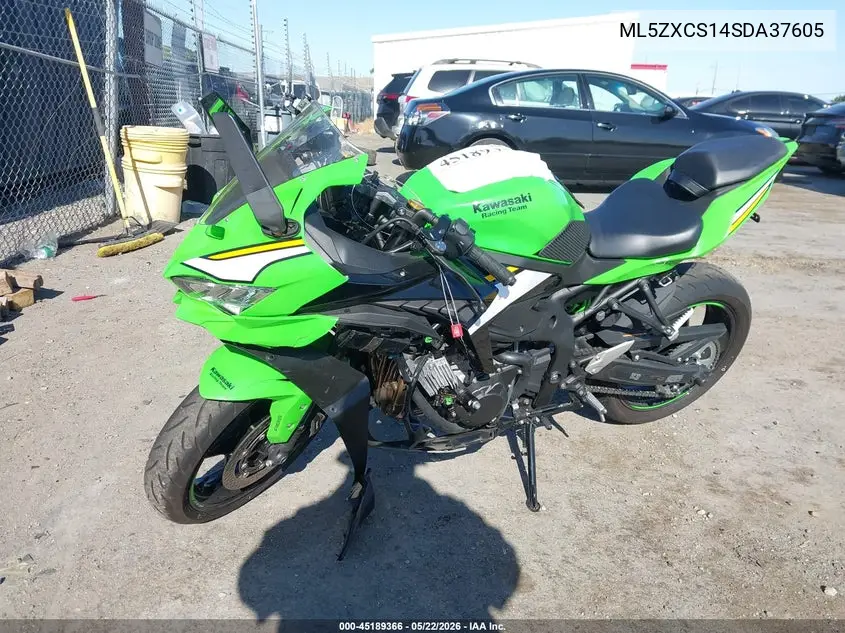 2025 Kawasaki Zx400 S VIN: ML5ZXCS14SDA37605 Lot: 45189366