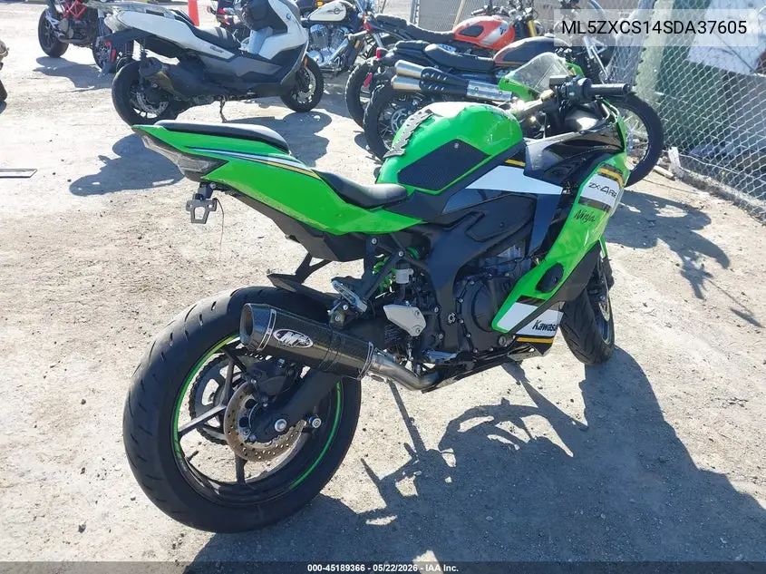2025 Kawasaki Zx400 S VIN: ML5ZXCS14SDA37605 Lot: 45189366