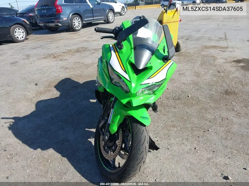 2025 Kawasaki Zx400 S VIN: ML5ZXCS14SDA37605 Lot: 45189366
