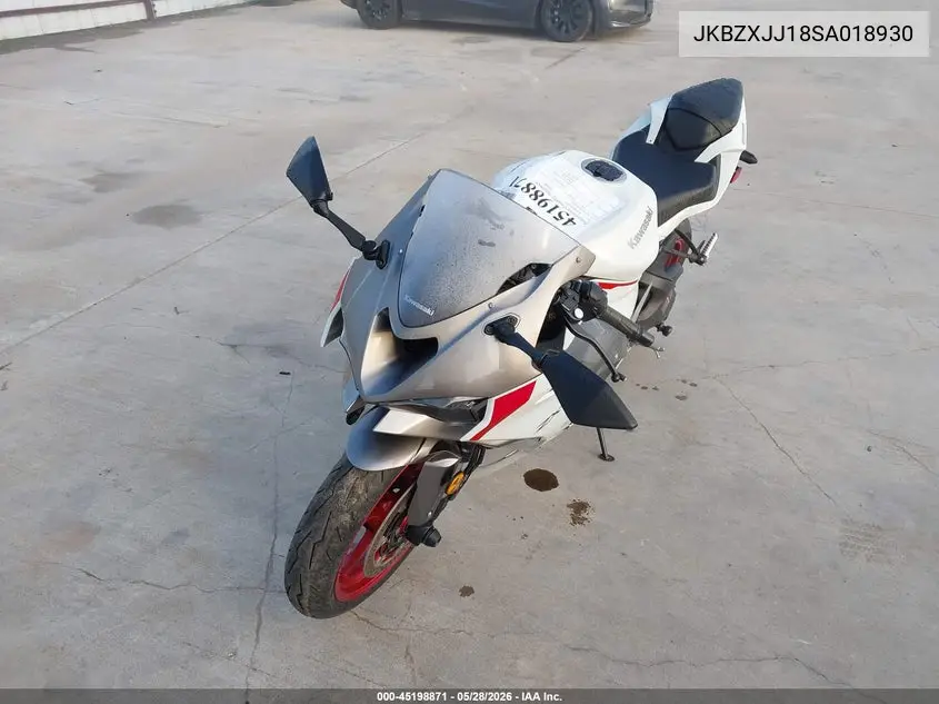 2025 Kawasaki Zx636 K VIN: JKBZXJJ18SA018930 Lot: 45198871