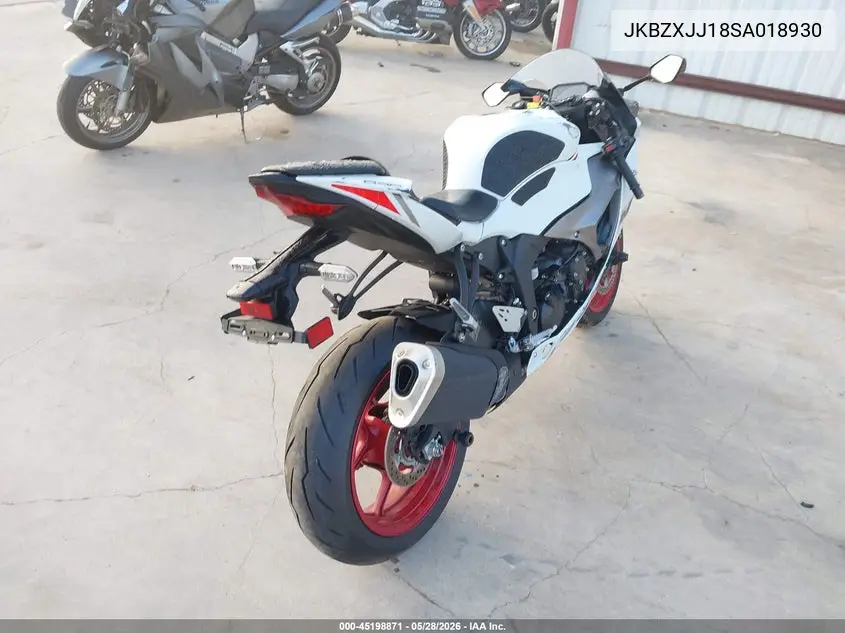 2025 Kawasaki Zx636 K VIN: JKBZXJJ18SA018930 Lot: 45198871