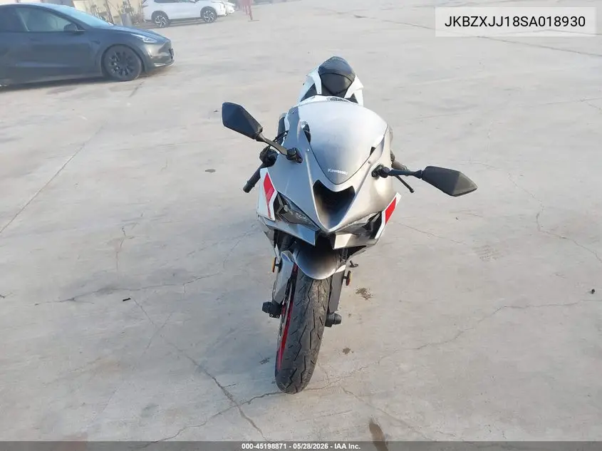 2025 Kawasaki Zx636 K VIN: JKBZXJJ18SA018930 Lot: 45198871