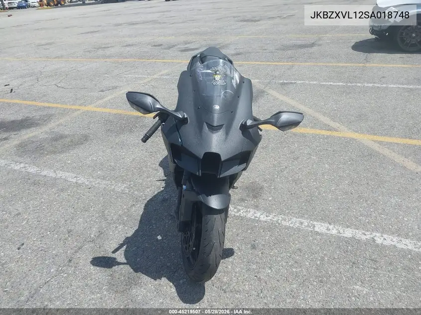2025 Kawasaki Zx1002 L VIN: JKBZXVL12SA018748 Lot: 45219507