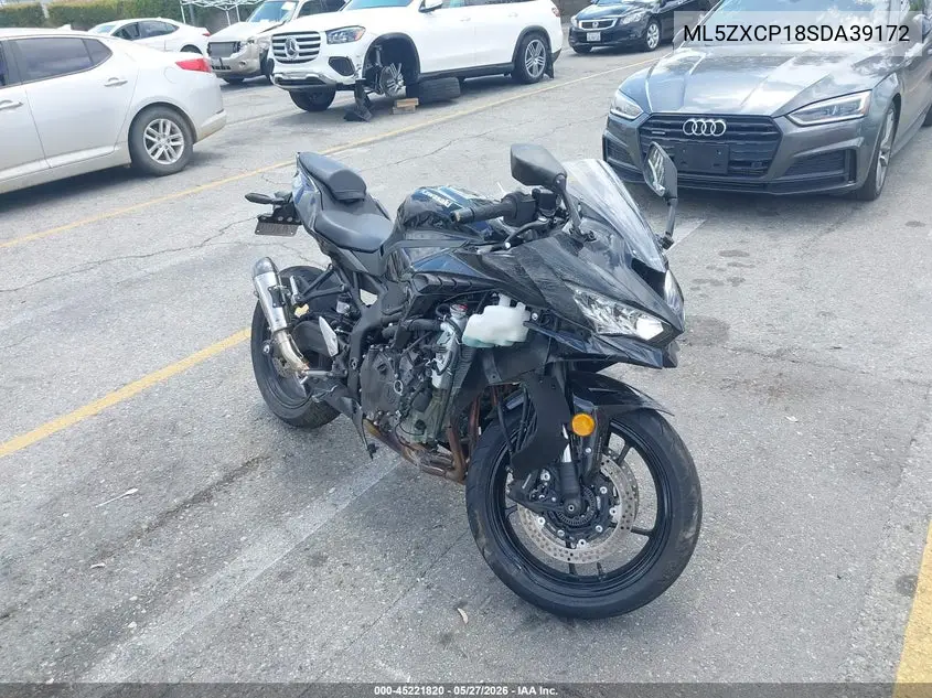 2025 Kawasaki Zx400 P VIN: ML5ZXCP18SDA39172 Lot: 45221820