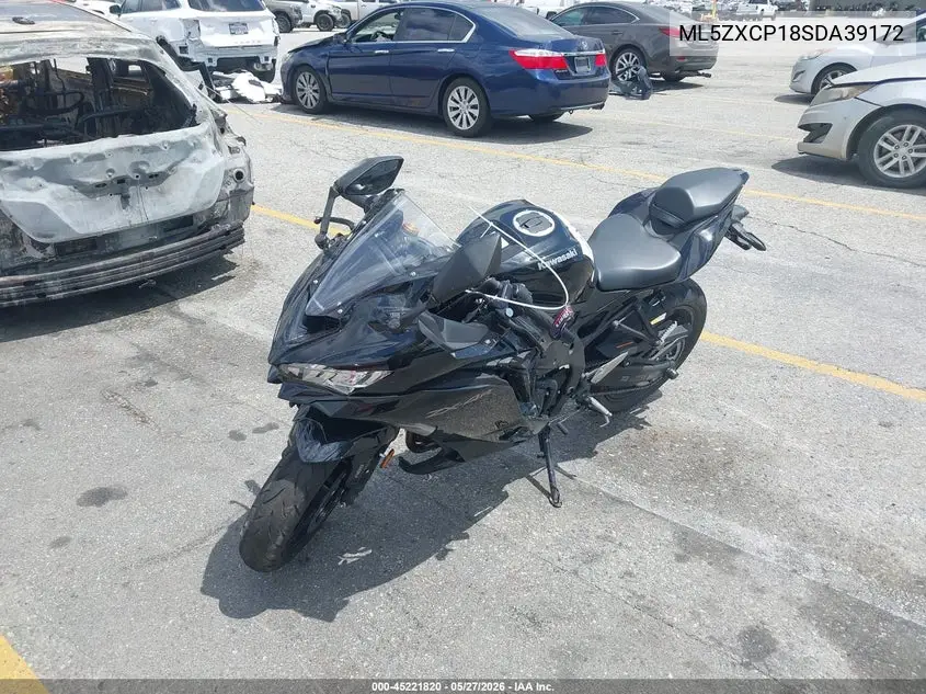 2025 Kawasaki Zx400 P VIN: ML5ZXCP18SDA39172 Lot: 45221820