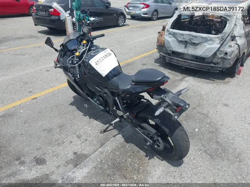 2025 Kawasaki Zx400 P VIN: ML5ZXCP18SDA39172 Lot: 45221820