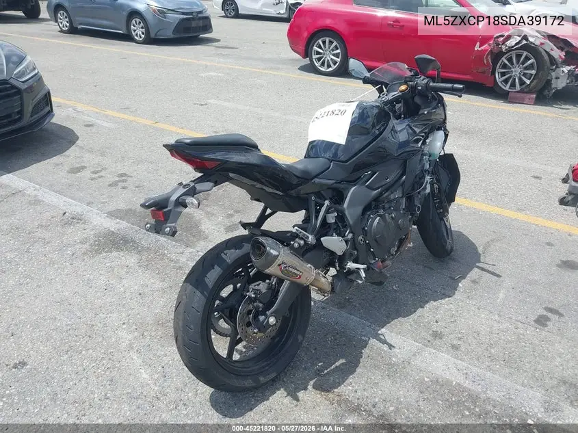 2025 Kawasaki Zx400 P VIN: ML5ZXCP18SDA39172 Lot: 45221820
