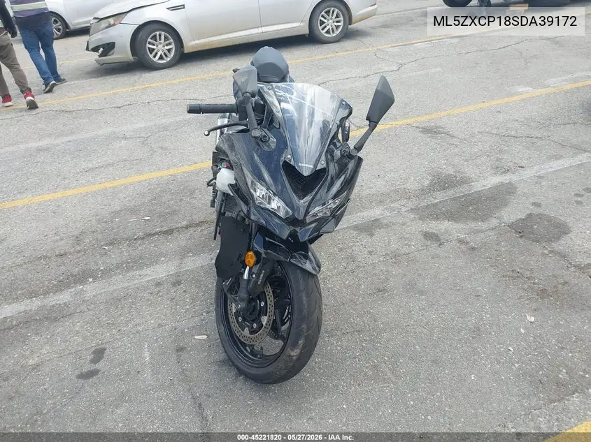 2025 Kawasaki Zx400 P VIN: ML5ZXCP18SDA39172 Lot: 45221820