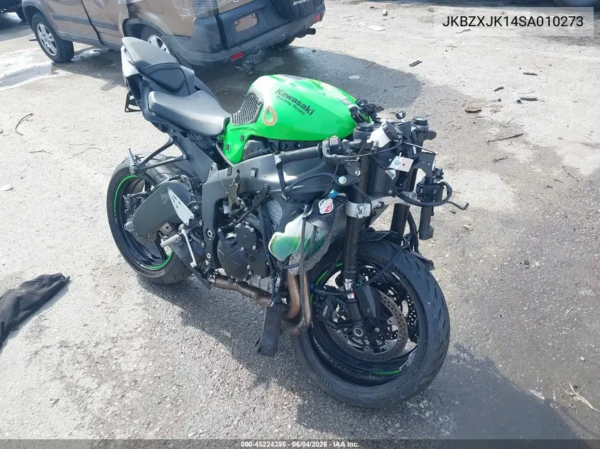 2025 Kawasaki Zx636 K VIN: JKBZXJK14SA010273 Lot: 45224355
