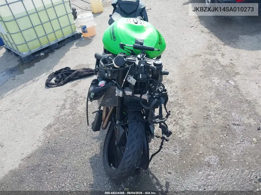 2025 Kawasaki Zx636 K VIN: JKBZXJK14SA010273 Lot: 45224355