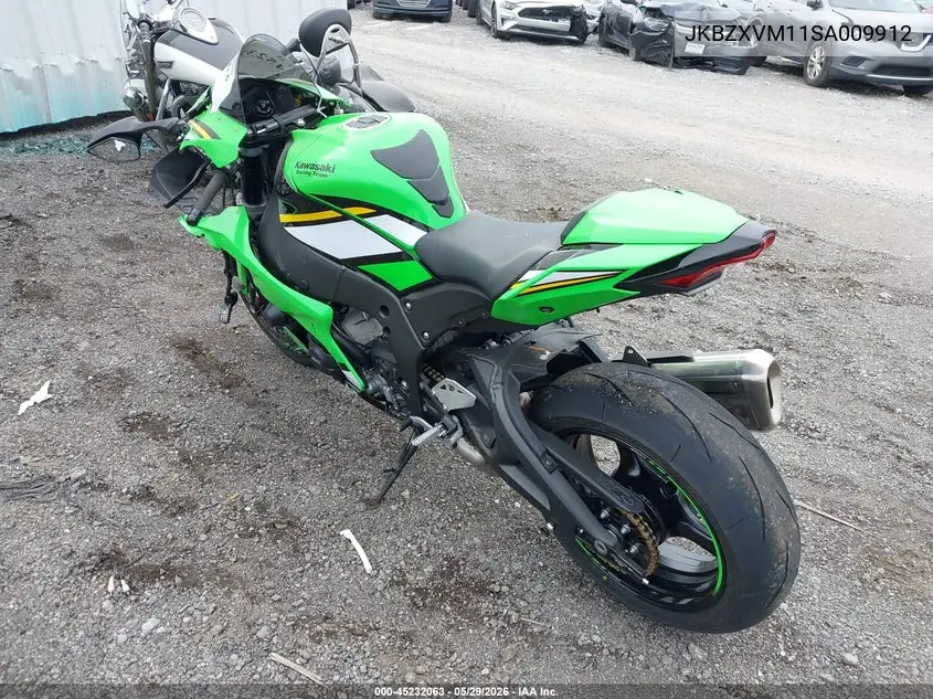 2025 Kawasaki Zx1002 M VIN: JKBZXVM11SA009912 Lot: 45232063