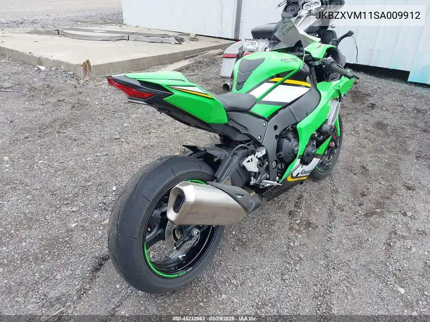 2025 Kawasaki Zx1002 M VIN: JKBZXVM11SA009912 Lot: 45232063