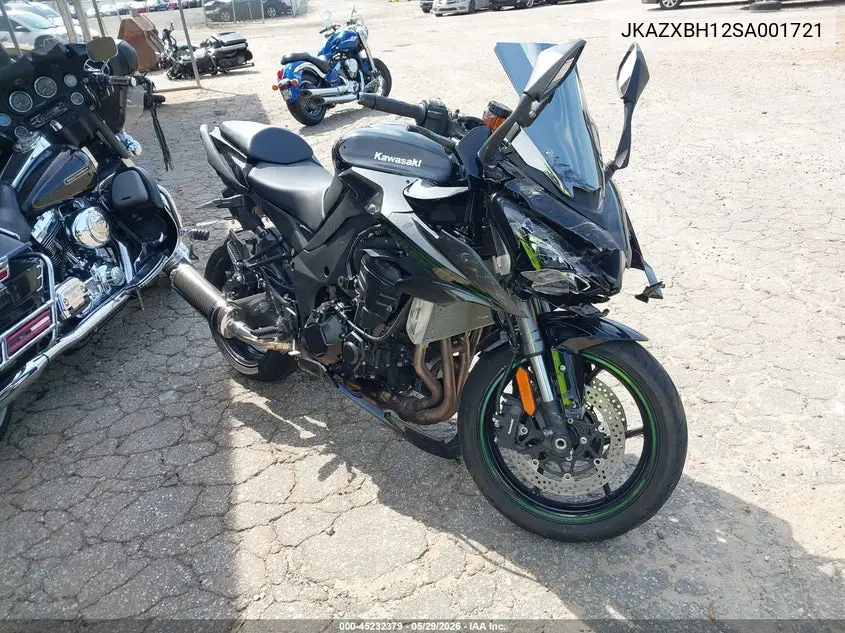 2025 Kawasaki Zx1100 H VIN: JKAZXBH12SA001721 Lot: 45232379