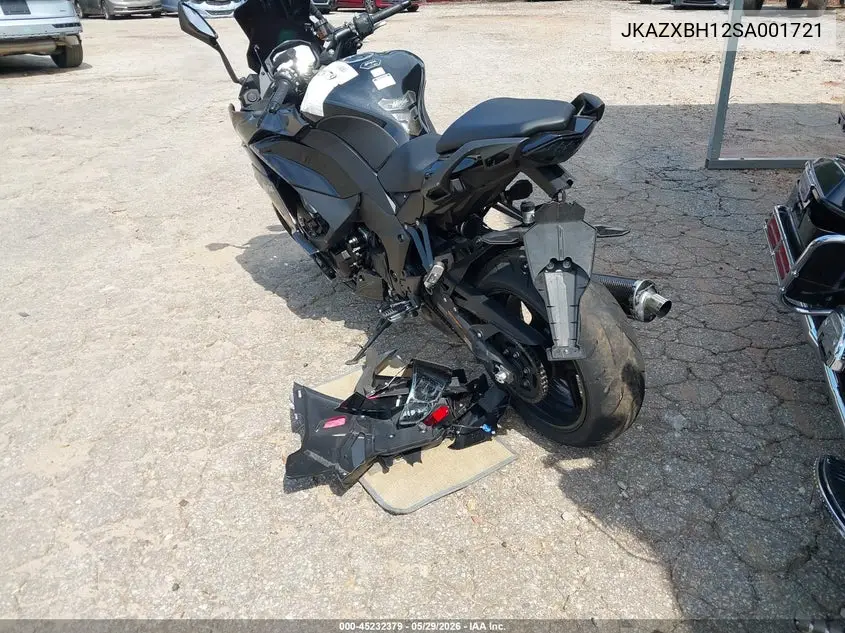 2025 Kawasaki Zx1100 H VIN: JKAZXBH12SA001721 Lot: 45232379