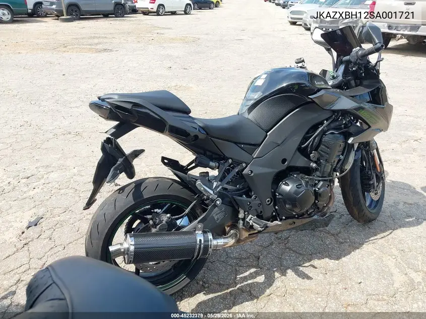 2025 Kawasaki Zx1100 H VIN: JKAZXBH12SA001721 Lot: 45232379