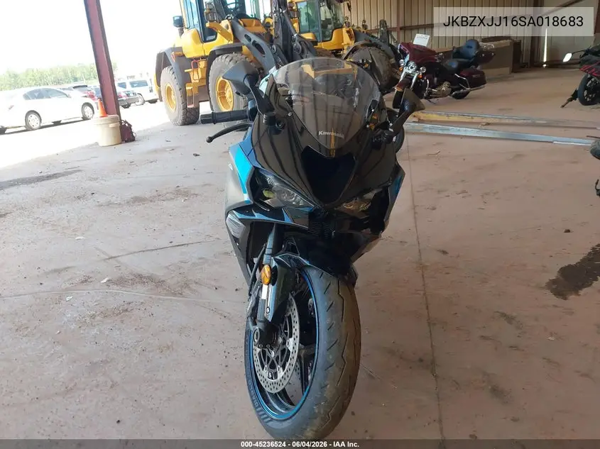 2025 Kawasaki Zx636 K VIN: JKBZXJJ16SA018683 Lot: 45236524