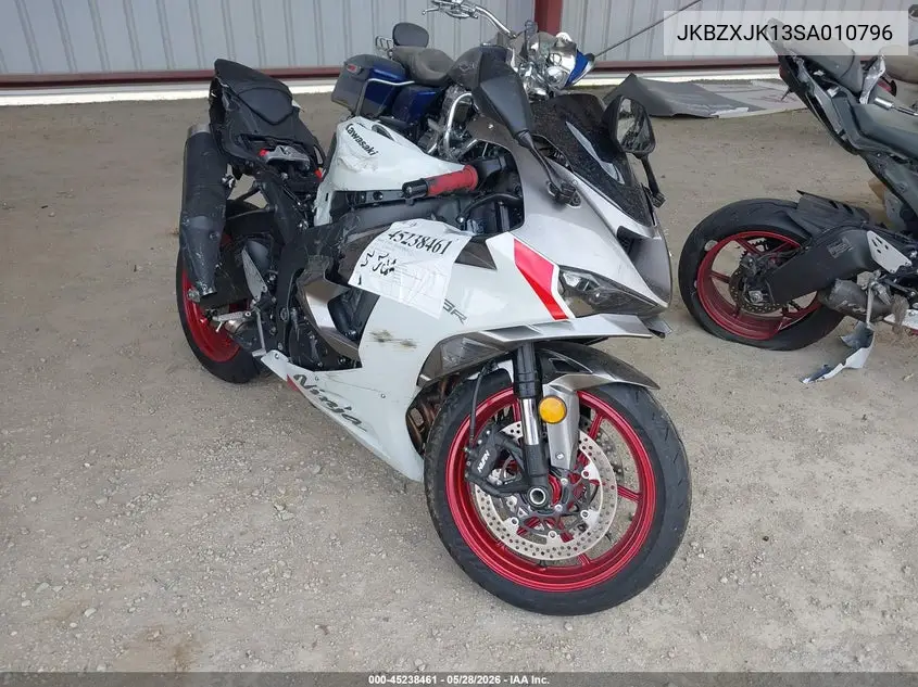2025 Kawasaki Zx636 K VIN: JKBZXJK13SA010796 Lot: 45238461