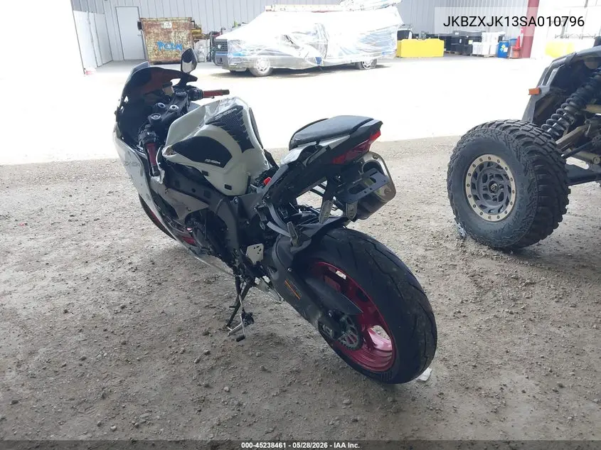 2025 Kawasaki Zx636 K VIN: JKBZXJK13SA010796 Lot: 45238461