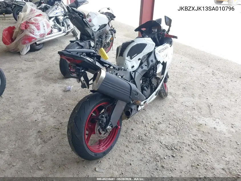 2025 Kawasaki Zx636 K VIN: JKBZXJK13SA010796 Lot: 45238461