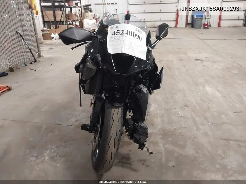 2025 Kawasaki Zx636 K VIN: JKBZXJK15SA009293 Lot: 45240090