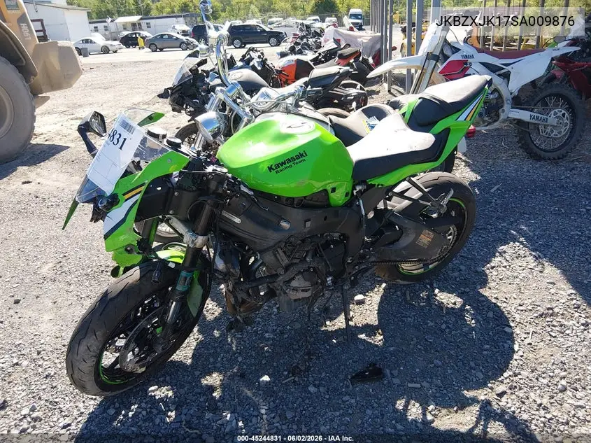 2025 Kawasaki Zx636 K VIN: JKBZXJK17SA009876 Lot: 45244831