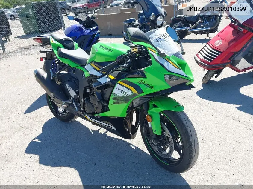 2025 Kawasaki Zx636 K VIN: JKBZXJK12SA010899 Lot: 45261262