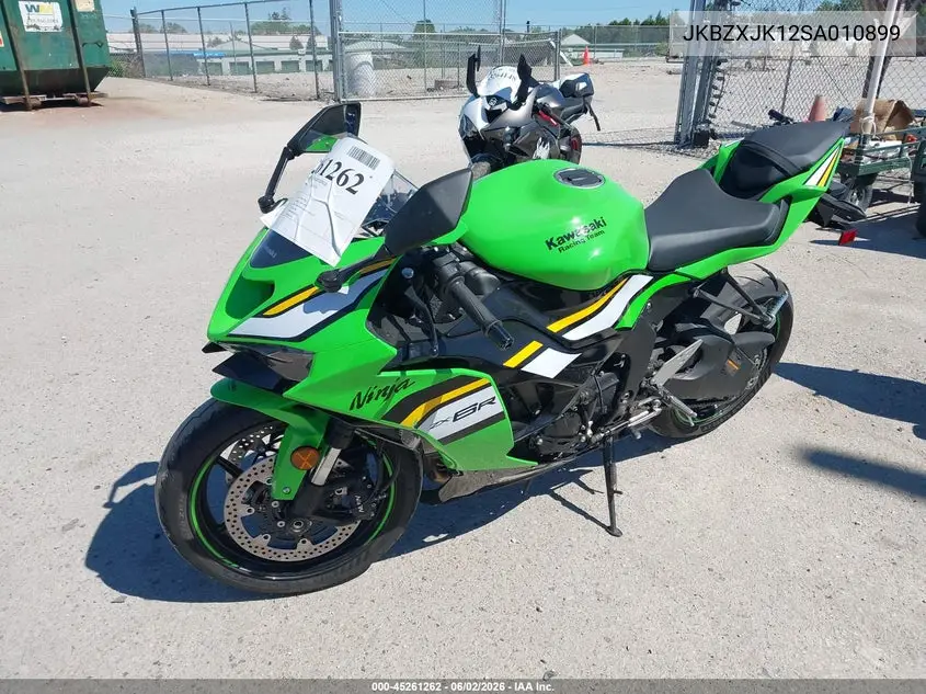 2025 Kawasaki Zx636 K VIN: JKBZXJK12SA010899 Lot: 45261262