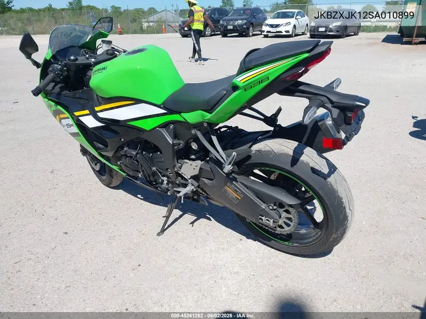 2025 Kawasaki Zx636 K VIN: JKBZXJK12SA010899 Lot: 45261262