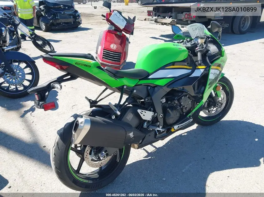 2025 Kawasaki Zx636 K VIN: JKBZXJK12SA010899 Lot: 45261262