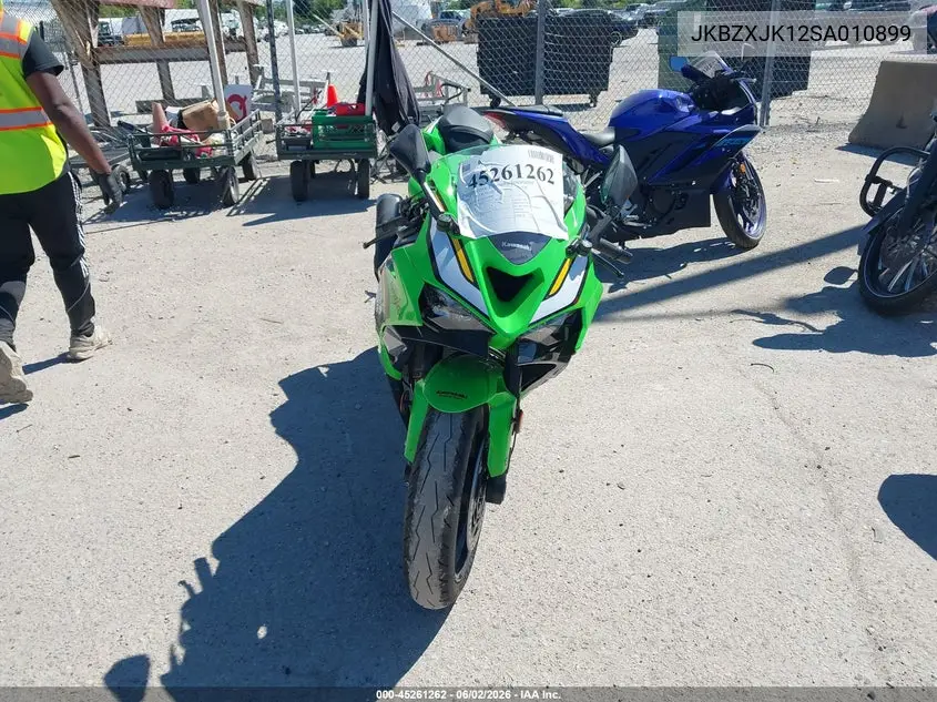 2025 Kawasaki Zx636 K VIN: JKBZXJK12SA010899 Lot: 45261262