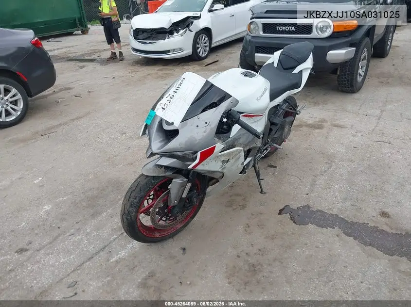 2025 Kawasaki Zx636 K VIN: JKBZXJJ10SA031025 Lot: 45264089
