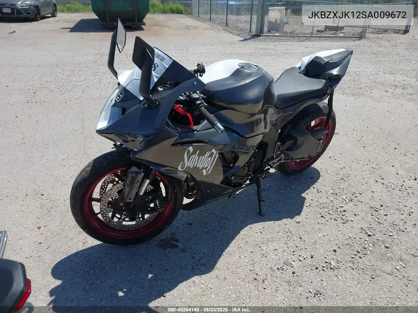 2025 Kawasaki Zx636 K VIN: JKBZXJK12SA009672 Lot: 45264148