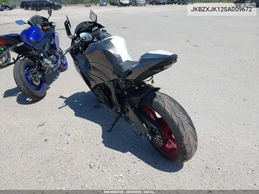 2025 Kawasaki Zx636 K VIN: JKBZXJK12SA009672 Lot: 45264148