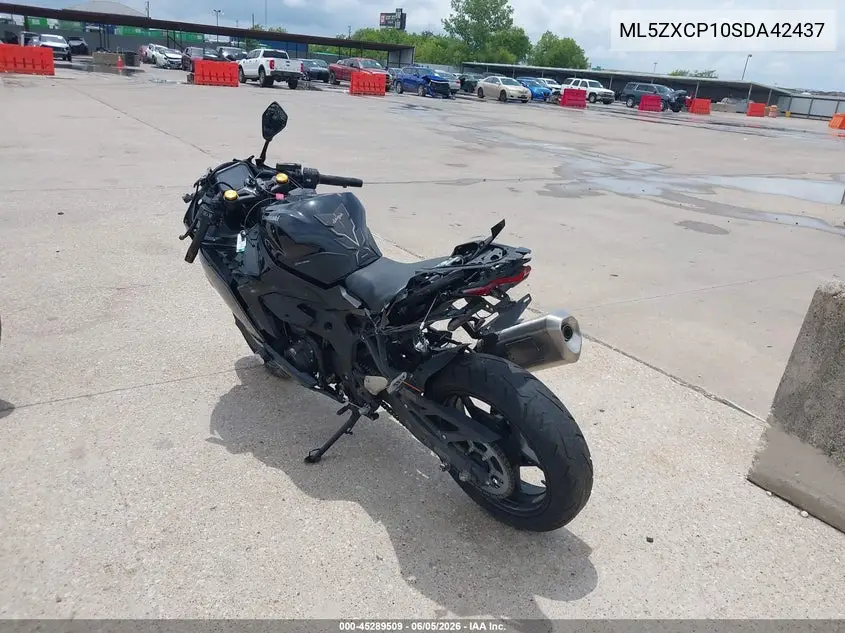 2025 Kawasaki Zx400 P VIN: ML5ZXCP10SDA42437 Lot: 45289509