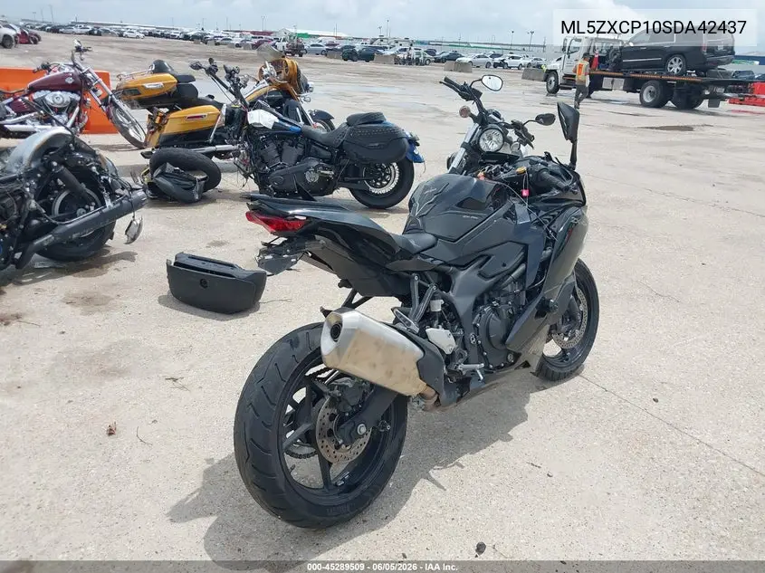 2025 Kawasaki Zx400 P VIN: ML5ZXCP10SDA42437 Lot: 45289509