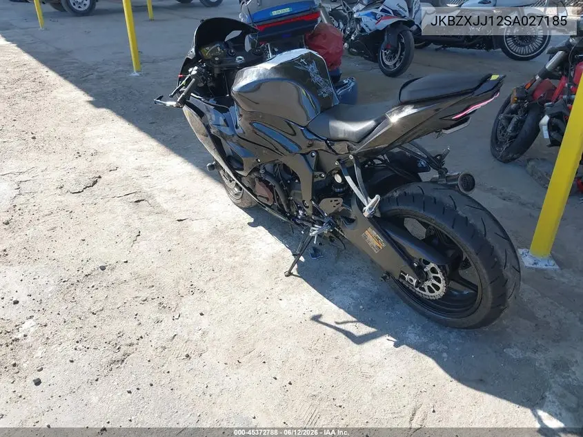 2025 Kawasaki Zx636 K VIN: JKBZXJJ12SA027185 Lot: 45372788