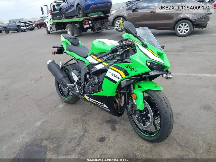 2025 Kawasaki Zx636 K VIN: JKBZXJK12SA009171 Lot: 45378699