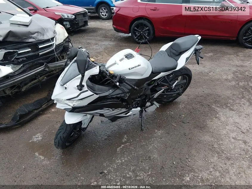 2025 Kawasaki Zx400 S VIN: ML5ZXCS18SDA39342 Lot: 45405485