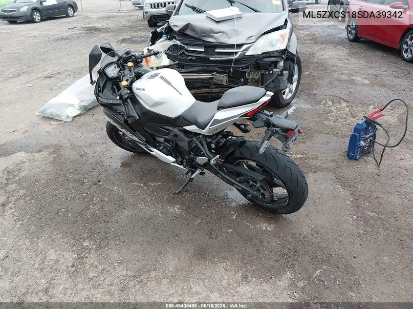 2025 Kawasaki Zx400 S VIN: ML5ZXCS18SDA39342 Lot: 45405485