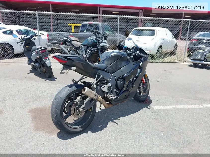 2025 Kawasaki Zx1002 L VIN: JKBZXVL12SA017213 Lot: 45449434